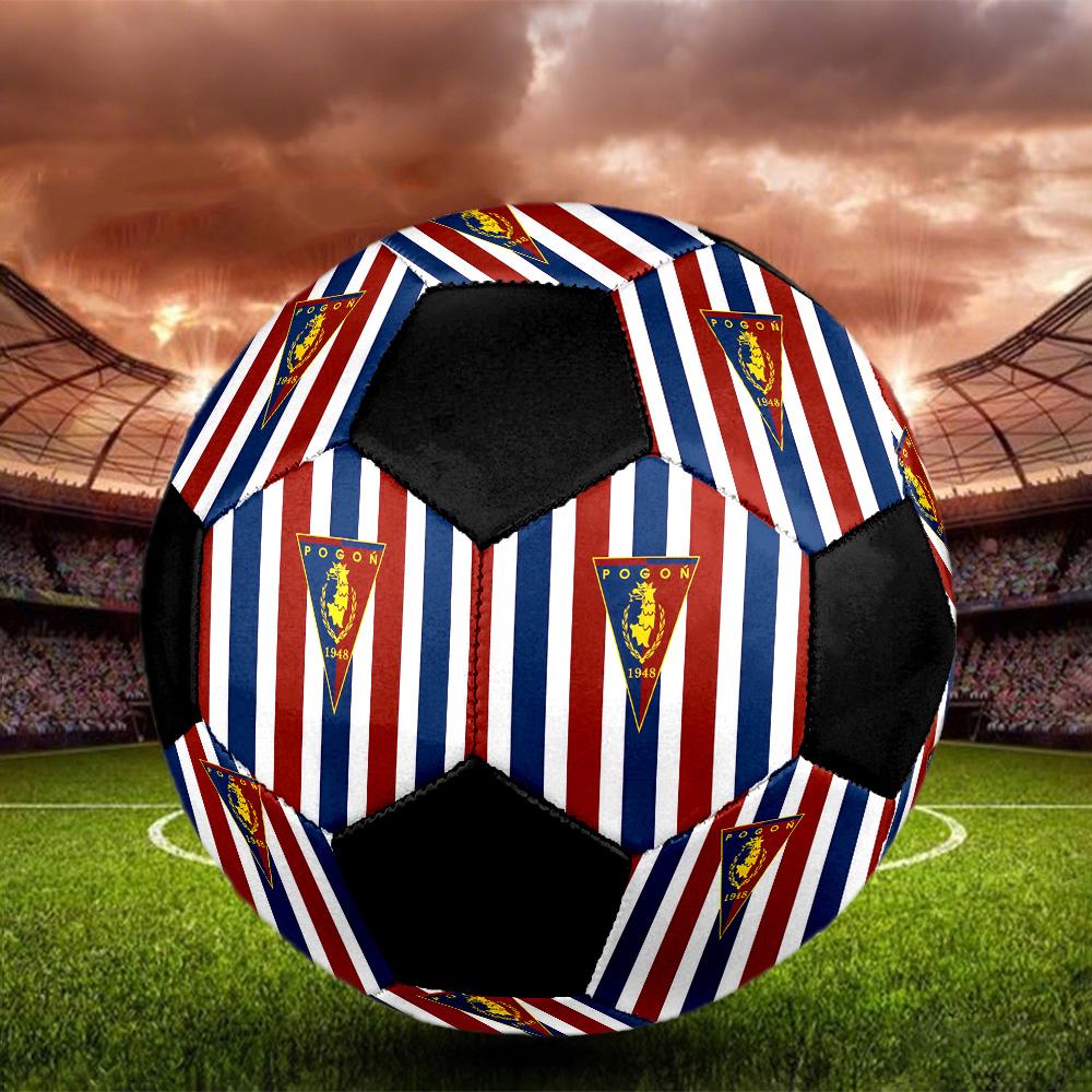 Pogoń Szczecin Pallone da Calcetto Indoor Colorato Per Tutte le Età Misura 5 Cucito a Macchina PVC Pronto per la Competizione Resistente Alta Rimbalzabilità