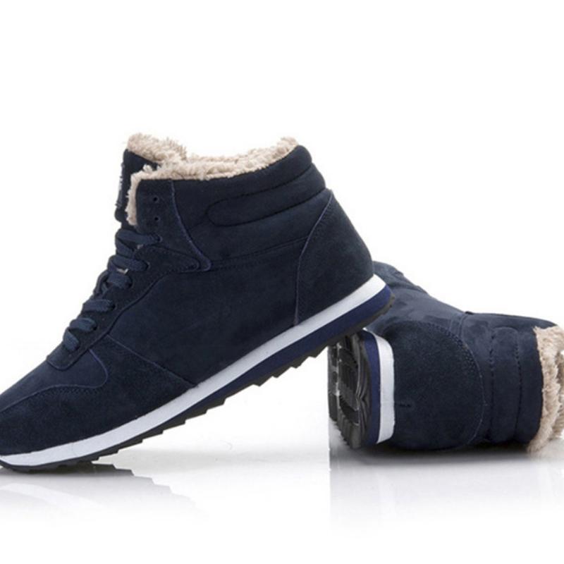 Couple Cotton Shoes Plush Warm Outdoor Hiking Sports Shoes Casual Workout Sneakers Trekking Snow Boots Men Women Plus Size