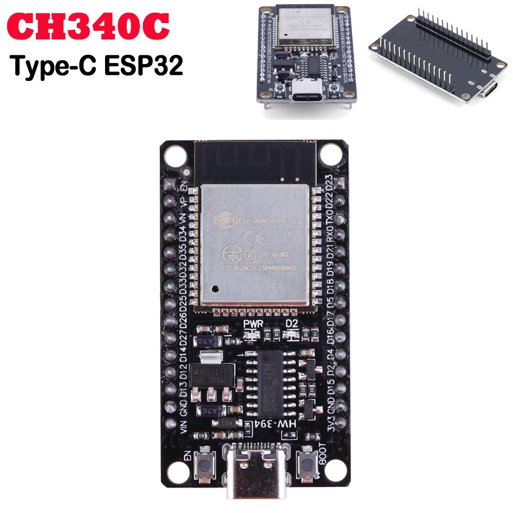 ESP32 Development Board 32Mbits Wireless Module 5V TYPE-C CH340C Ultra-Low Power Consumption Development Board Module