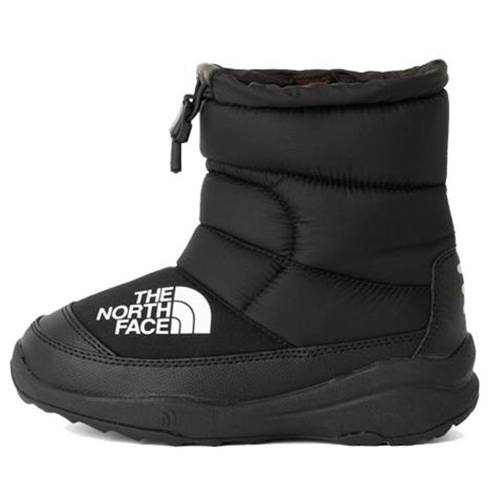 The North Face K Nuptse Bootie VII TNF Size 18 Black/TNF Black,