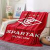 1PC Spartak Moscow Rush Blanket, High Quality Comfortable for All Seasons, Home Decor, Warmth and Comfort