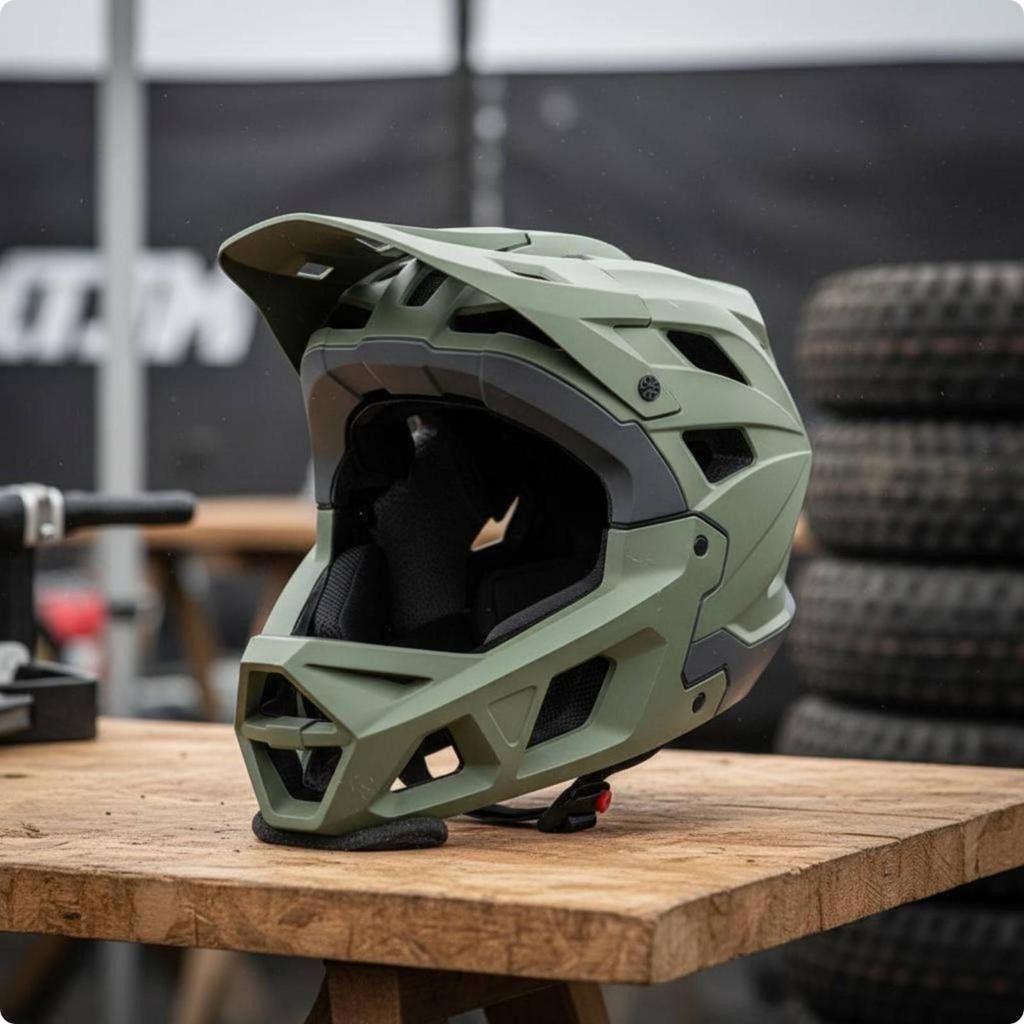 Downhill Mountain Bike Helmet Impact Protection Full Full-Cover