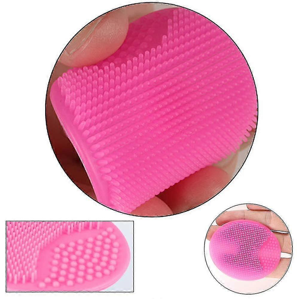 Wabjtam Facial Scrub, 2-pack Soft Silicone Scrub, Facial Exfoliator, Facial Scrub, Silicone Scrub, Massage Pore Cleansing, Blackhead Removal Exfoliato