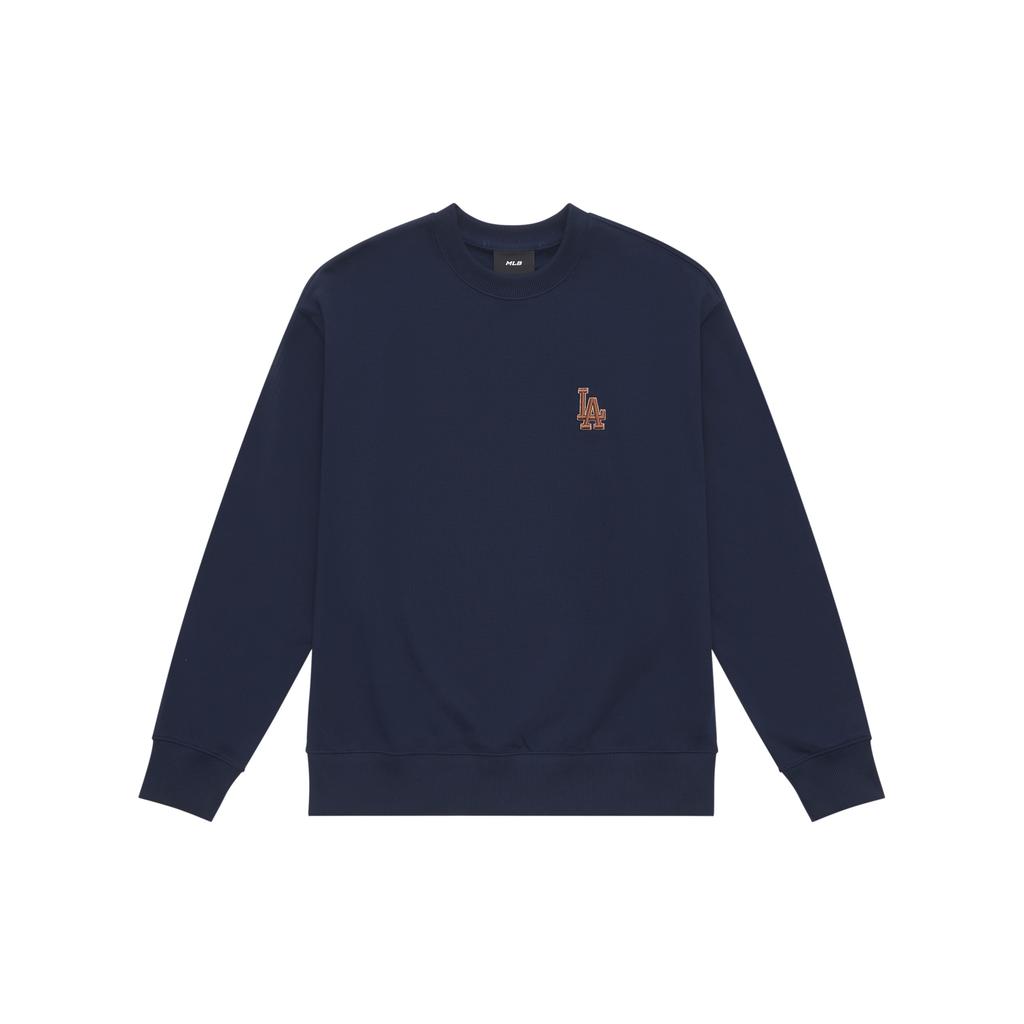 Neues MLB Los Angeles Dodgers MONOGRAMM Kollektion 24FW Sweatshirt Unisex Marineblau 3AMTM0444-07NYS