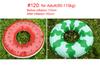 Watermelon Pool Float Inflatable Swim Tube Swim Accessory Swimming Ring For Summer Water Sports Swimming Circle Swim  Float