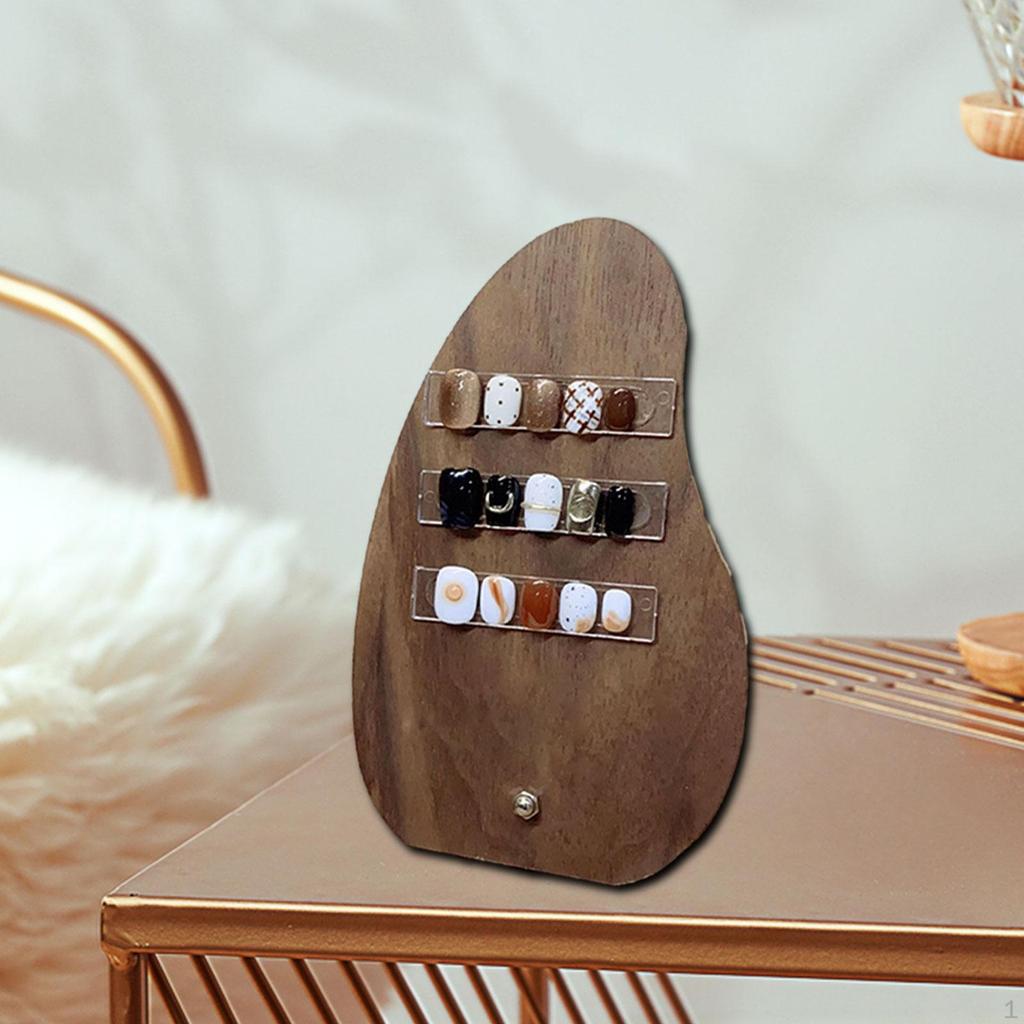 Nail Art Display Stand Fingernail Displaying Holder Tip Sample Board