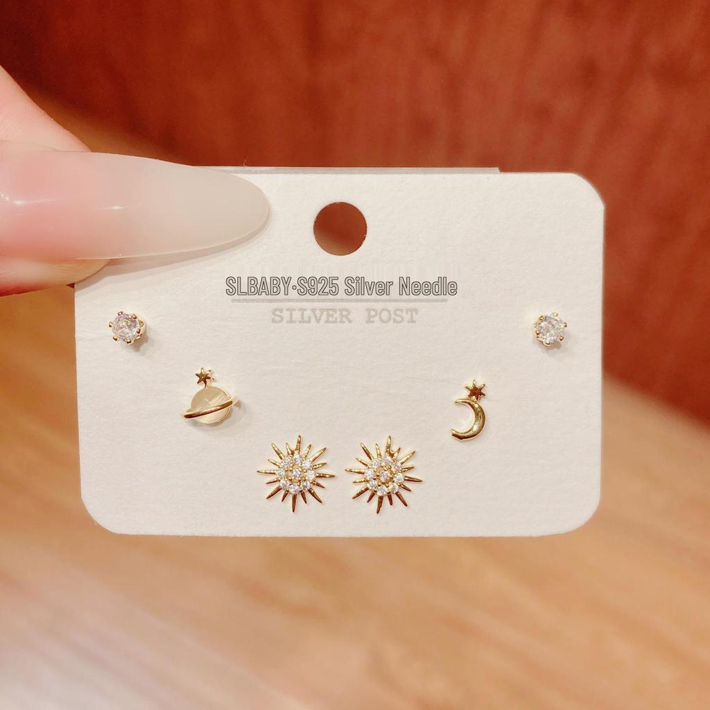 Allergic Returns New Year Earrings: Women's Elegant Gold-Plated, Eco-Friendly High-End Earrings.