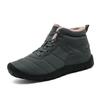 New Fashi Yellow Men's Winter Sneakers Large Size 48 Waterproof Hiking Shoes Men Warm Plush Outdoor Sports Sneaker for Men