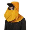 Lightweight Leather Welding Mask Complete Coverage Adjustable Welder Hood For Metalworking And Industrial Welding Safety