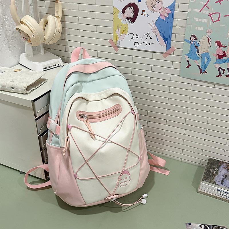 

Высокое качество, свежий и милый рюкзак на шнурке, простой и легкий для учеников средней школы, универсальный и вместительный