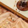 Luxury Jewelry Stainless Steel 18K Real Gold Plated Star Moon Multi Style Tassel Pendant Chains for Necklace Jewelry Making