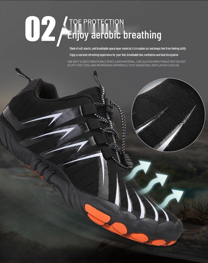 Trendy Water Shoes: Non-slip, Wear-resistant, Quick-drying, Breathable for Spring, Summer, Autumn Outdoor Stream Trekking & Swimming.