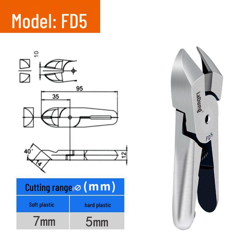 Laidun Pneumatic FD5 Nippers with Resin Blade Head for Plastic Cutting