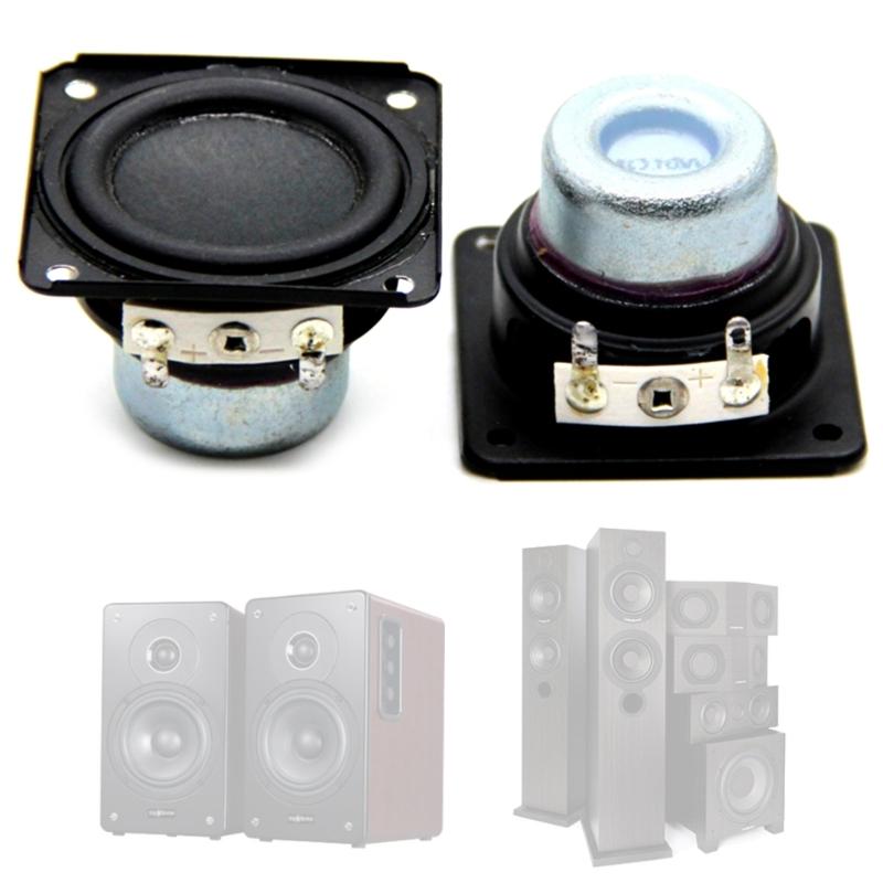 1/2pcs Powerful 48mm 10W Bass Speaker Compact 48mm Internal Magnetic Loudspeaker Easy Replacement for Card Speakers