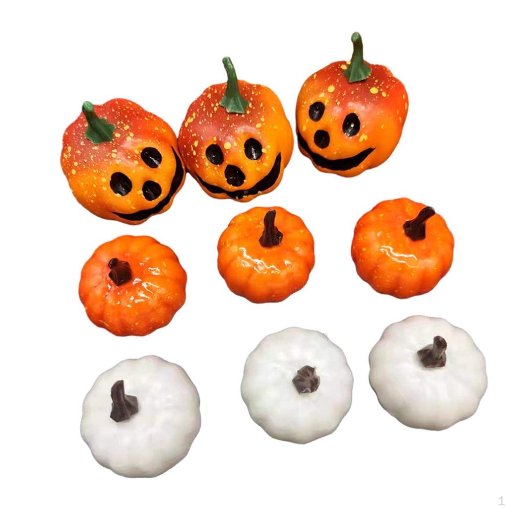 Artificial Pumpkins Plant Model Halloween Ornaments Handmade Foam Props for Autumn Christmas