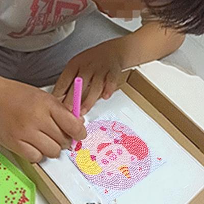 1set Diy Diamond Painting with Frame Handmade Material Paste Educational Toys Diamond Embroidery Handmade Products Need To Point Their Own Drilling