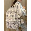 Schoolbag School Bag Female Junior High School Student Large Capacity Cute Backpack 1011 Girls Middle School Student High School Student Bear Backpack