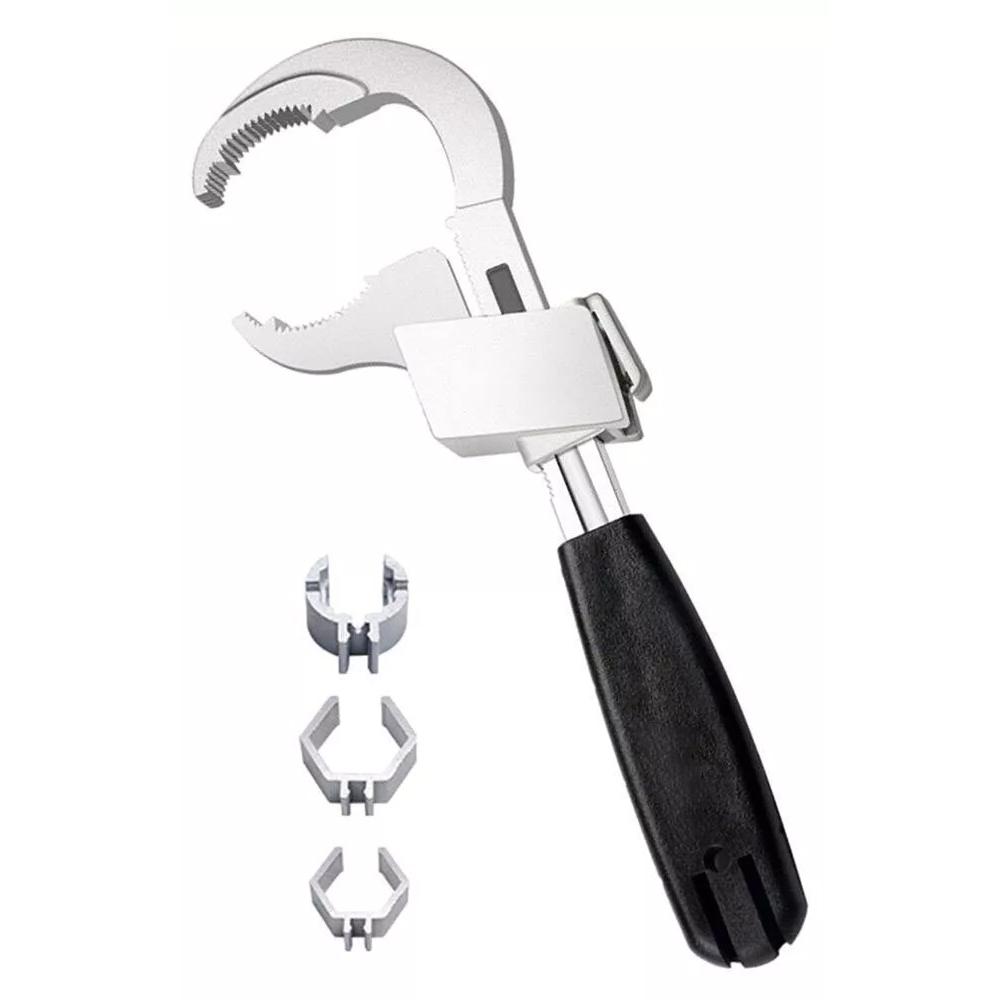 

Универсальный разводной двухсторонний гаечный ключ, инструмент для ремонта сантехнических труб, гаечный ключ для раковины, домашний сантехнический инструмент для ванной комнаты, ручной монтажный инструмент