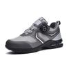 Rotary Button Safety Shoes Men Steel Toe Sneakers Puncture Proof Work Safety Boots Air Cushion Sport Work Shoes Anti-smash Boots