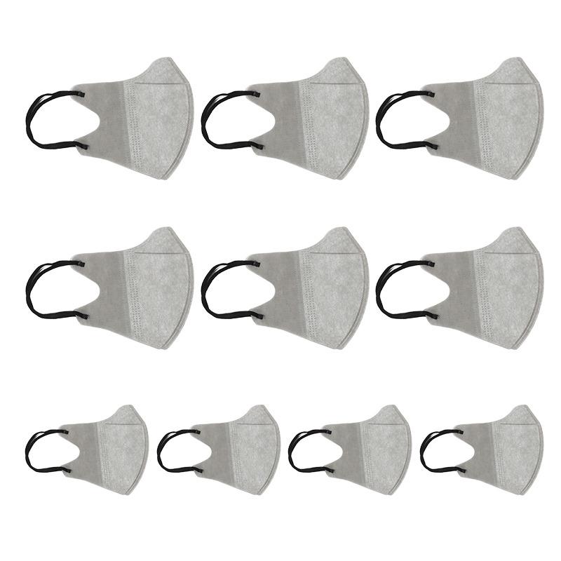 1/10 Stück Eis seide Maske Frühling und Sommer Staubdicht Waschbar Wiederverwendbar Gesichtsmaske Unisex Erwachsene/Maske Outdoor Reise Schutz
