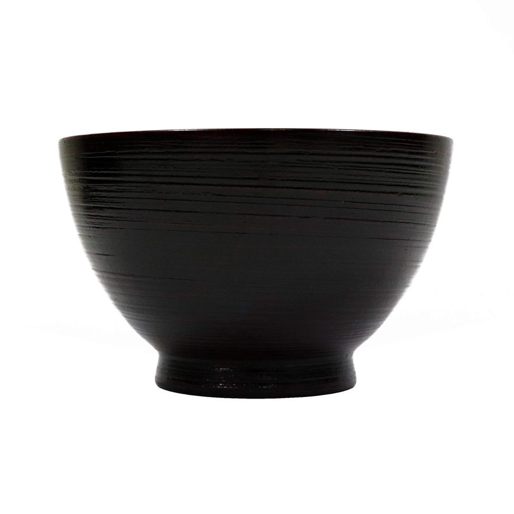 Osaka Choseido Wooden Miso Soup Akebono Yamanaka Wood Diameter 12cm Bowl, Lacquer, Lacquer, Grain, Lacquered, Original, Small,