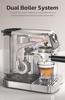 HiBREW H13A 3 v 1 Poloautomatický kávovar, 6 kávových režimů, Extrakční tlak 20 barů, Odnímatelná nádržka na vodu 1,3 l, 51mm rukojeť z hliníkové slitiny