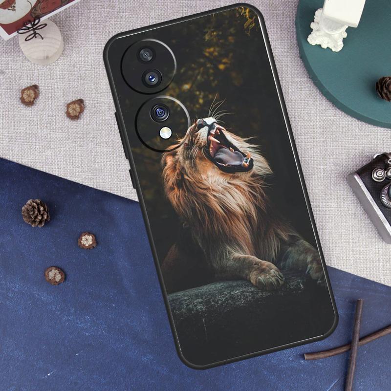 Roaring Lion Case For Honor Magic 7 6 5 8 Pro Cover For Honor 400 200 50 70 90 Lite X8a X8b X9a X9b X9c
