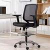 Chair Foot Rest Rings Anti Slip Steel Base Footrest Easy Setups Modern Living Room Office Stool Accessory Y5GB