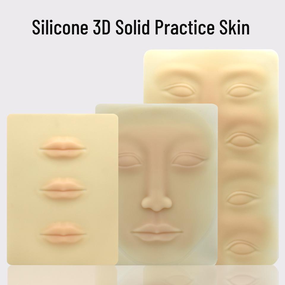 Solid Silicone Eyebrow Tattoo Practice Skin for Beginners