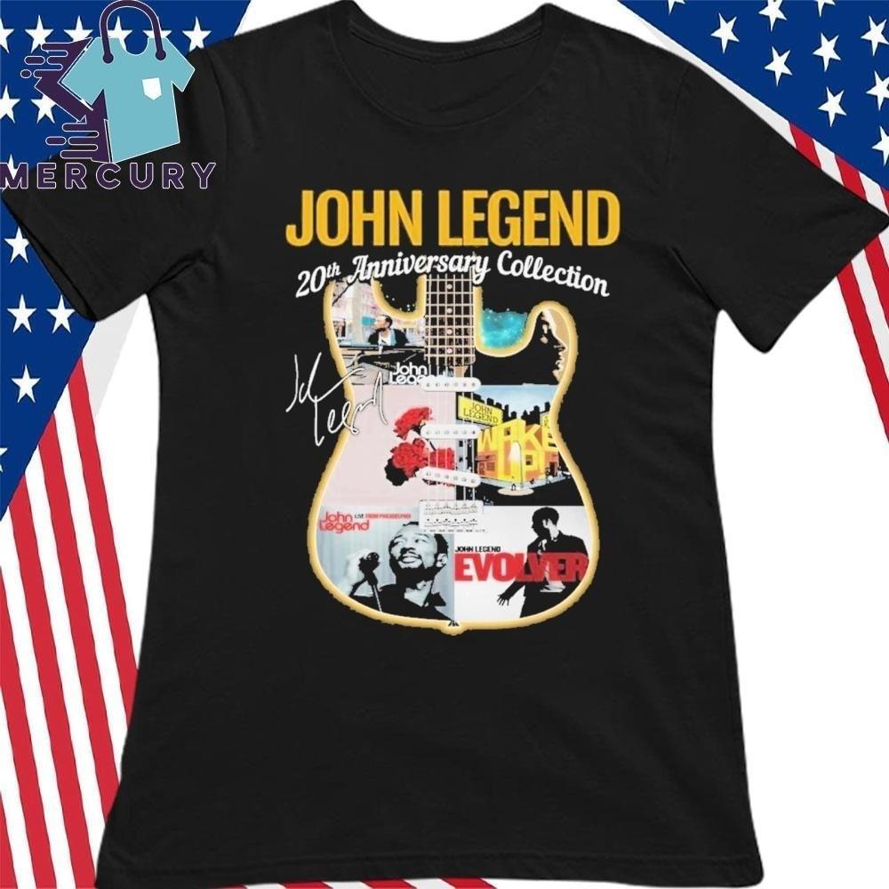 Design John Legend 20th Anniversary Collection Signature T-Shirt CS037 Unisex T-Shirt XXXL