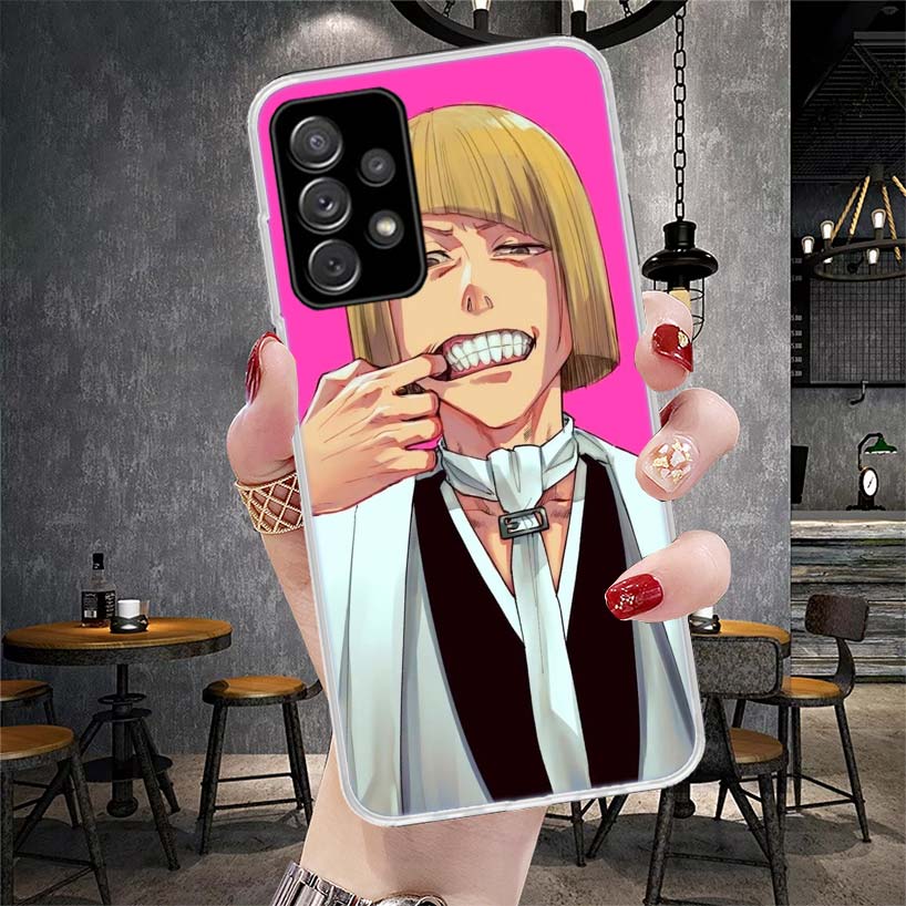 Bleach Shinji Hirako Soft Phone Case For Samsung Galaxy A12 A22 A32 A52 A72 A02S A51 A50S A71 A70 A31 A20S Note 20 Ultra S10 A10