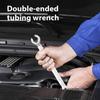 Double Head Wrench Brake Ratchet Torque Hand Tool Wrench for Repair Fuel Tube Hose Oil Pipe Automotive Mechanical Workshop Tools