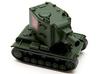 Ebro Girls & Panzer Soviet KV-2 Non-Scale Model 105mm Plastic Model 30002