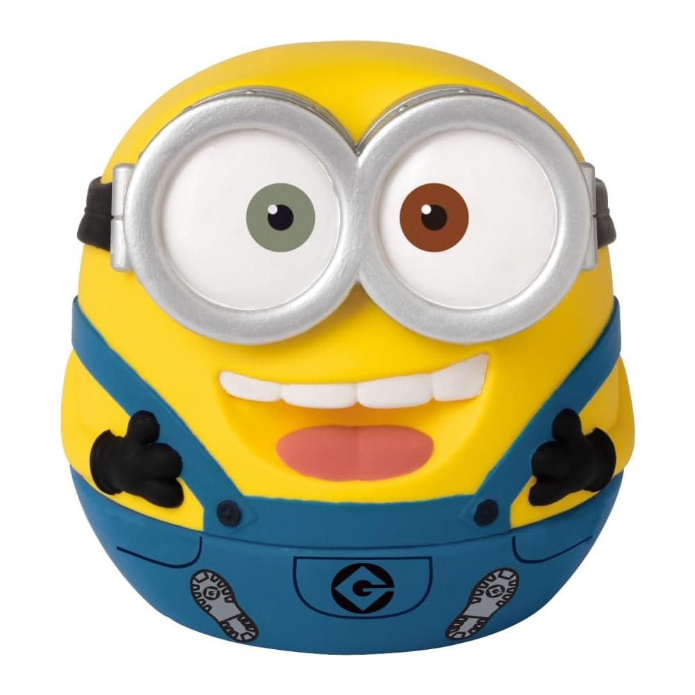 

Bandai Pukumi Minion Bob Toy Age 6 and Up, Soft and Squeezeable, Collectible Figure