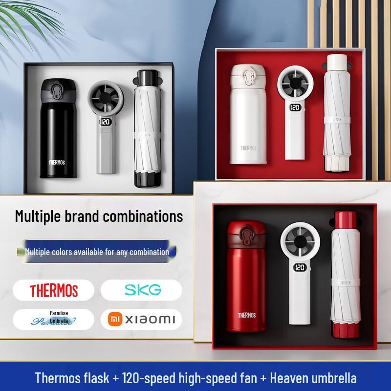 THERMOS Thermos Mug and Sun Umbrella Gift Set