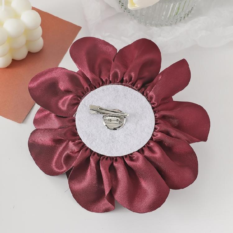 Spilla Floreale in Tessuto alla Moda Peonia Spilla da Bavero Elegante Accessorio Gioiello per Donna