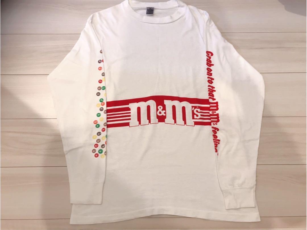 

[USED] Rare 80s Vintage M&M s Long Sleeve T-Shirt Made in USA