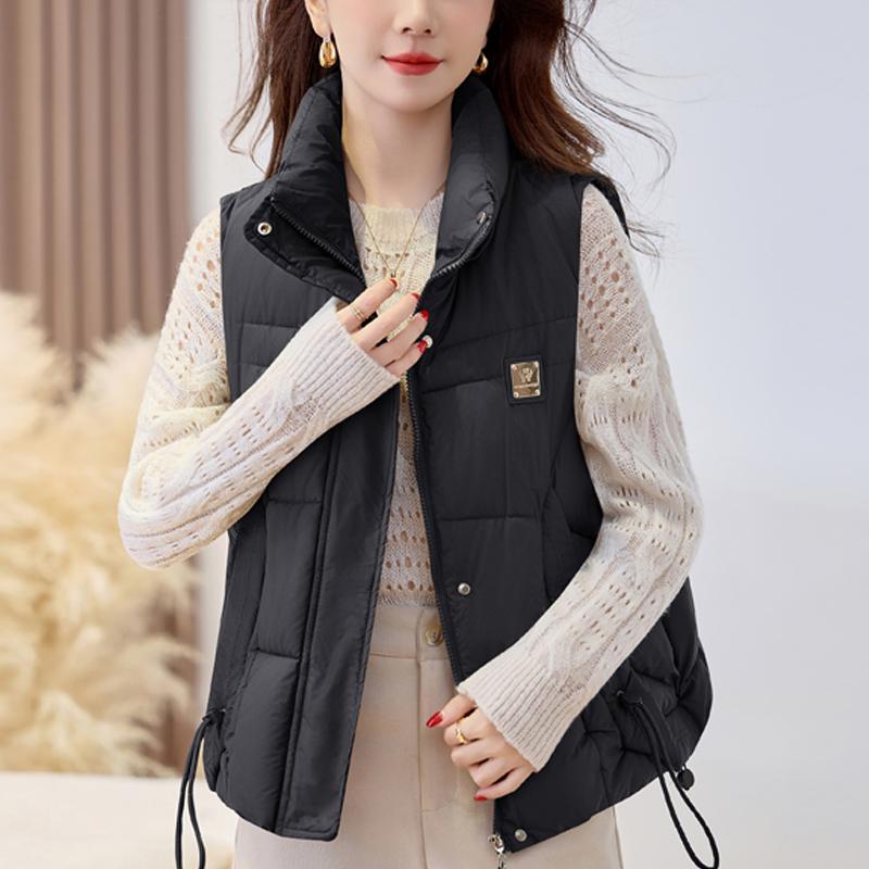 Fashion Winter Women's Vest Hooded Thick Warm Casual Sleeveless Jackets Woman Short Coat