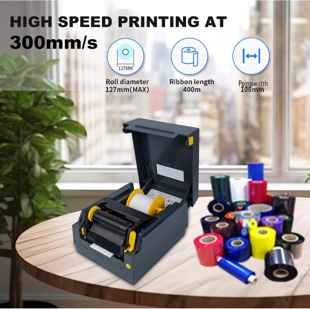 Portable Matte Silver PET Jewelry Label Printer