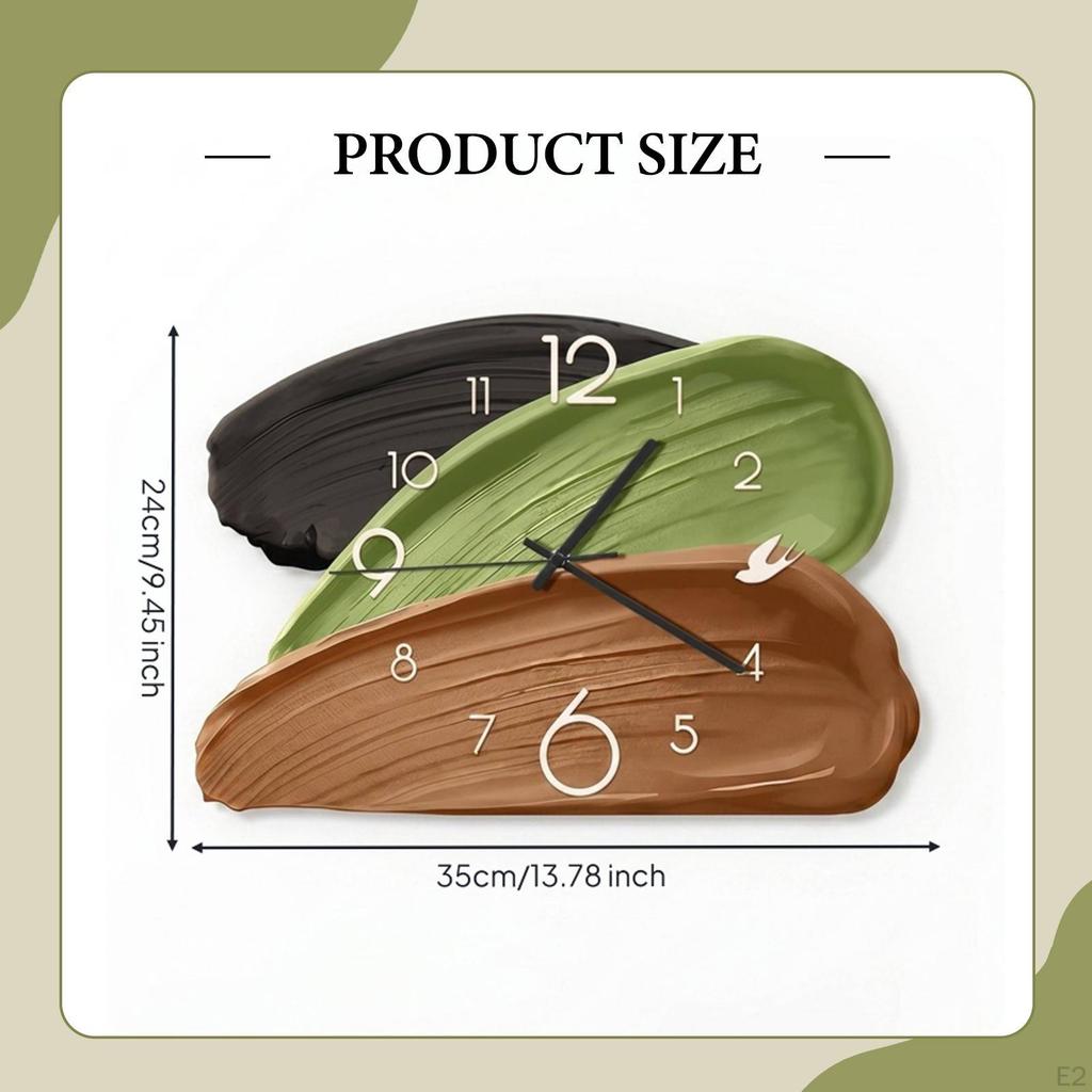 Table Clock, Creative, Silent, Decorative, Nonticking, Ideal for Shelves, Bedside Tables And More.