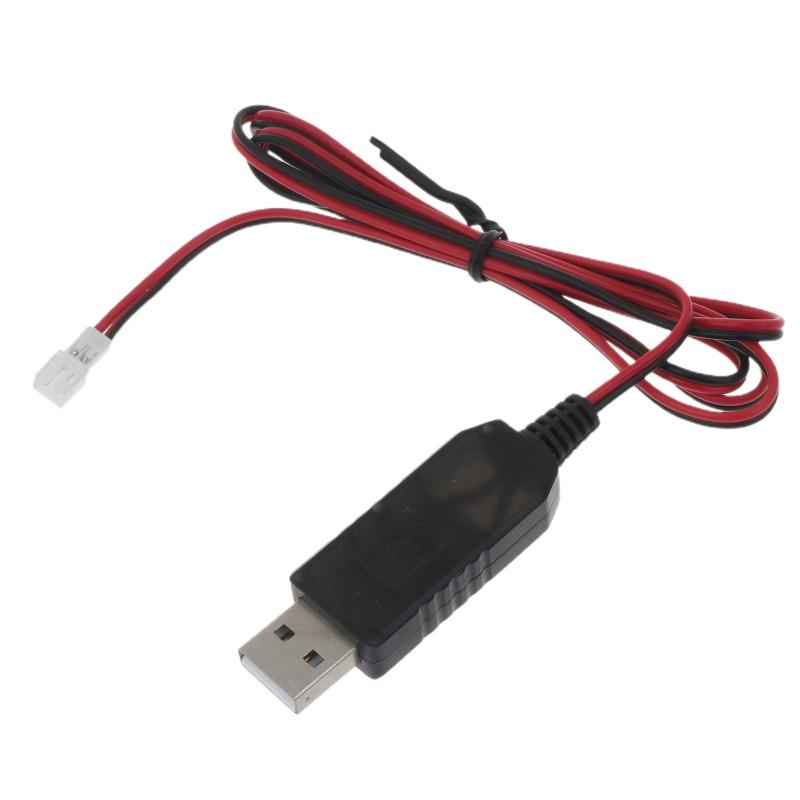 Universal USB to PH2.0 2Pin Charger Cable for 3.7V for Smart Rechargeable Lithium Battery Charging Line Cord 100cm Porta