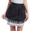 Women's Waist Apron Kitchen Cooking Aprons Lace Ruffle Half Apron Maid Aprons with Pockets for Waitress Restaurant