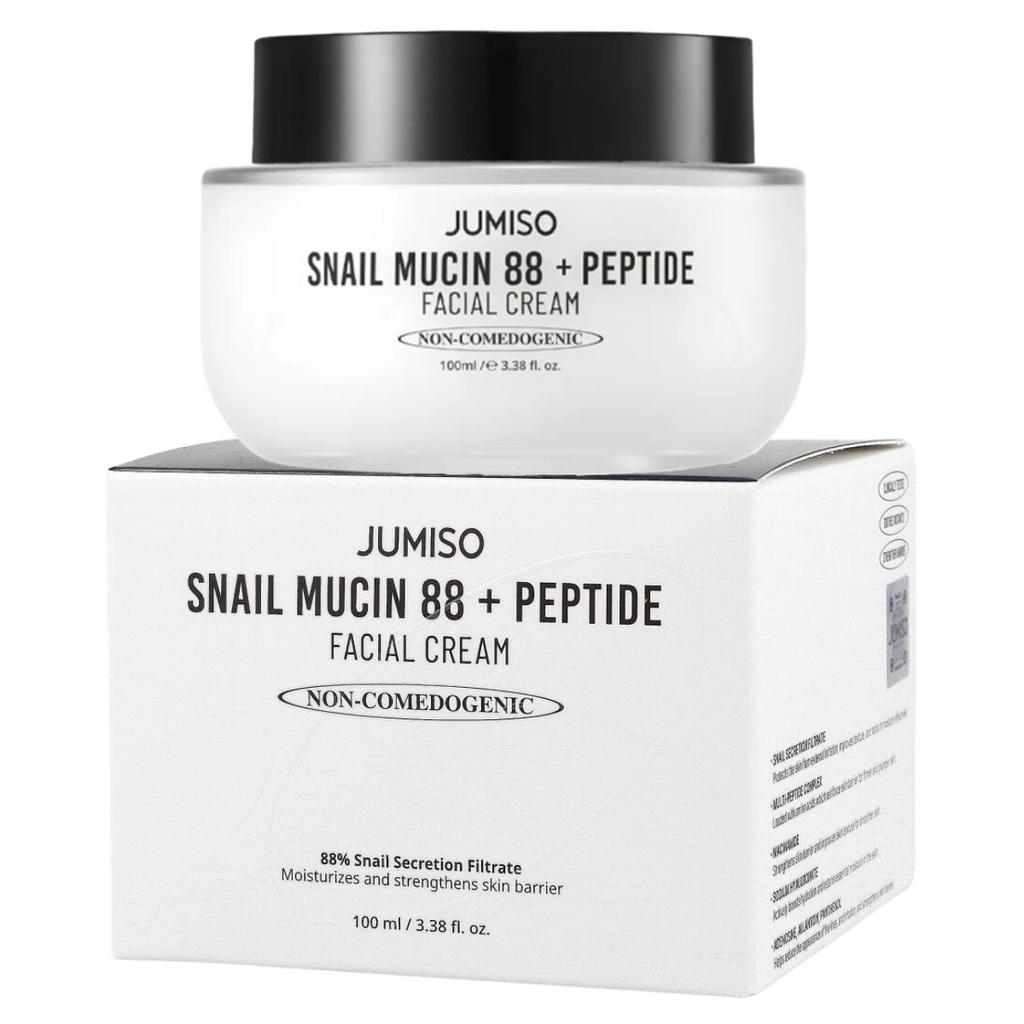 jumiso Snail Mucin 88 + Peptide Facial Cream, 100ml - Regenerating Face Cream