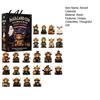 Halloween Advent Calendar Highland Cow Calendar 24 Days Countdown Box Cute 3D Dolls with 24Pcs Figurines Spooky Decorations Collectibles