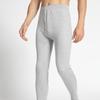 Men's Slim Fit Pure Cotton Autumn Pants for Middle-Aged & Elderly - Warm, Solid Color, Thin Wool Underpants