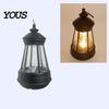 Solar Yard Lights Hanging Lantern, Retro Lantern Garden Lamp, Waterproof LED Outdoor Light for Backyard Porch Terrace Decor