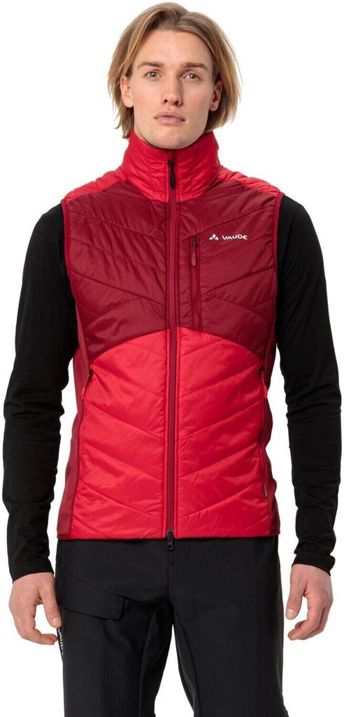 VAUDE Мужская куртка Sesvenna Vest IV красного цвета