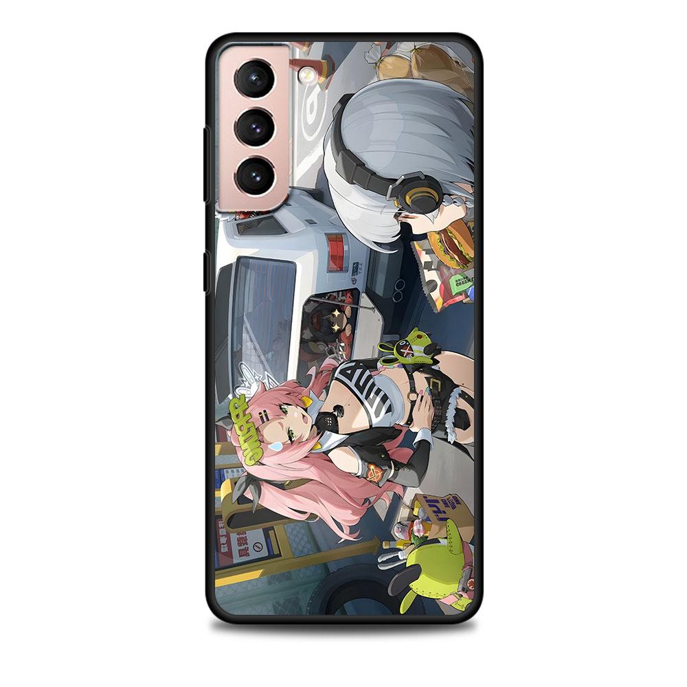 Nicole Demara Zenless Zone Zero Case for Samsung Galaxy S23 S21 S20 FE S24 S22 Ultra S10 S10e S9 Plus Soft Black TPU Phone Cover