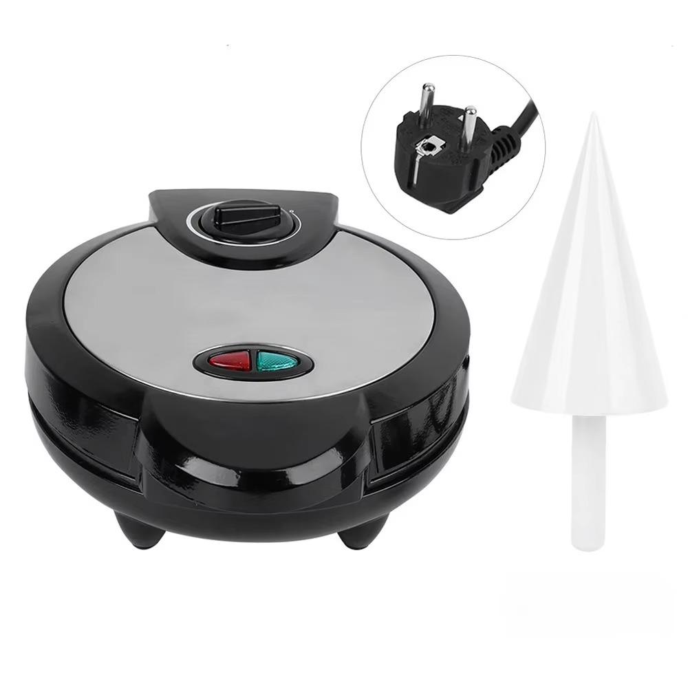 Breakfast Omelette Maker 1PC Home Electric Toaster Waffle Cone Pancake Spring Roll Ice Cream Crust Fully Portable