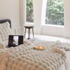Soft Warm Faux Fur Rabbit Plush Blanket Warm Thickened Leisure Blanket In Winter Fluffy Blanket Blankets for Beds